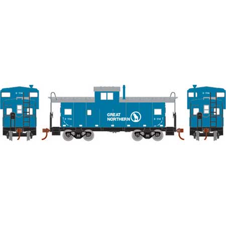 Roundhouse RND1345 HO Great Northern Wide Vision Caboose #X-114