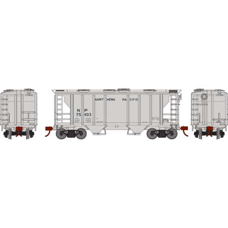 Roundhouse RND2417 HO Northern Pacific PS-2 2003 2-Bay Covered Hopper #75403