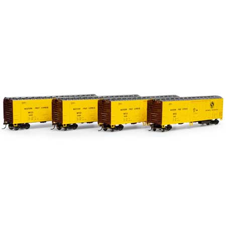 Roundhouse 87993 HO WFCX 50' Ex-Post Mechanical Reefer (Pack of 4)