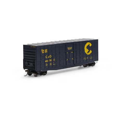 Roundhouse 88081 HO Chesapeake and Ohio 50' Waffle HC Plug Door Box #484781
