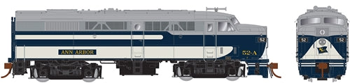 Rapido Trains 21555 HO Ann Arbor FA-2 Phase Ia Diesel Locomotive DCC & Sound #53