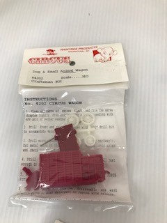 Raintree Products 4202 HO Dog and Small Animal Wagon Kit