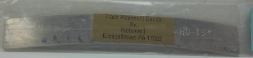 Ribbonrail 15 HO Track Alignment Gauge 15" Rdius