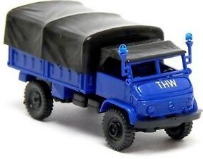 Roco 1313 HO Scale Mercedes Benz Unimog S Thw Emergency Truck