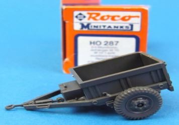 Roco 287 HO Scale Army M10 Single-Axle Munition Trailer