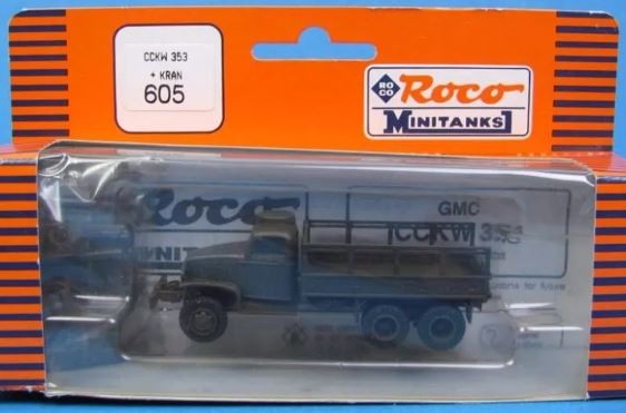 Roco 605 HO Scale CCKW 353 w/Crane