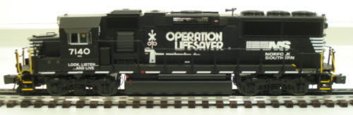 Atlas 1260 O Norfolk Southern Operation Lifesaver GP-60 Diesel Locomotive #7140