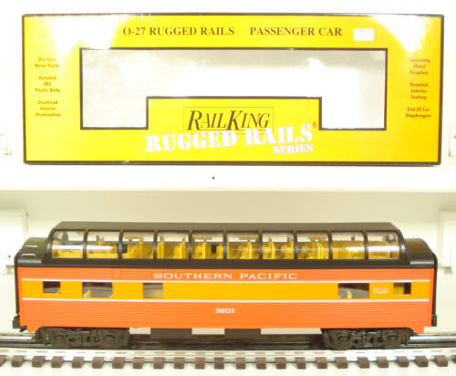 MTH 33-6034 SP O27 Streamlined Full Vista Dome Car