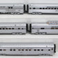 MTH 20-65128 O Santa Fe 70' Premier Streamlined Passenger Car Set (Set of 5)