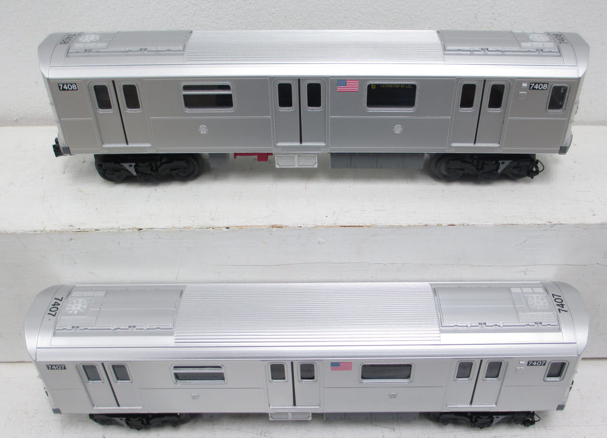 MTH 30-2797-3 O MTA R142A Series Subway Set Add-On Non-Powered Set (Se ...