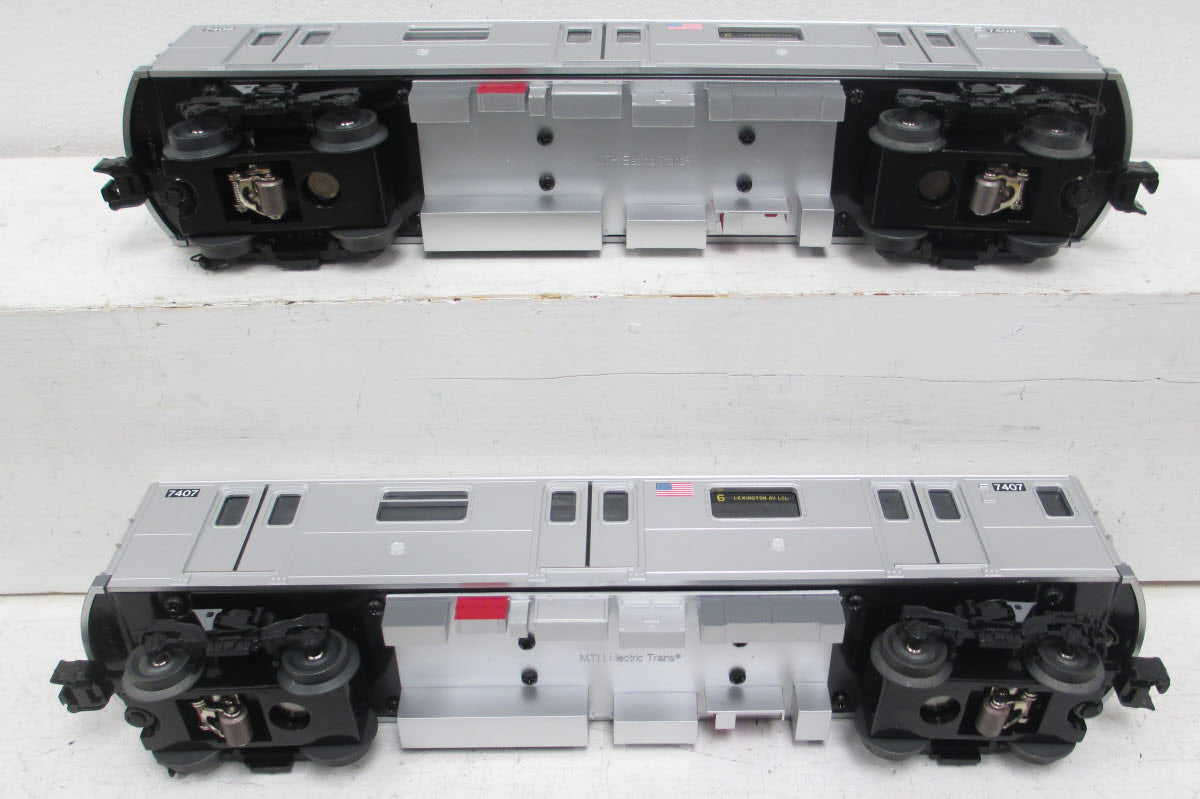 MTH 30-2797-3 O MTA R142A Series Subway Set Add-On Non-Powered Set (Se ...