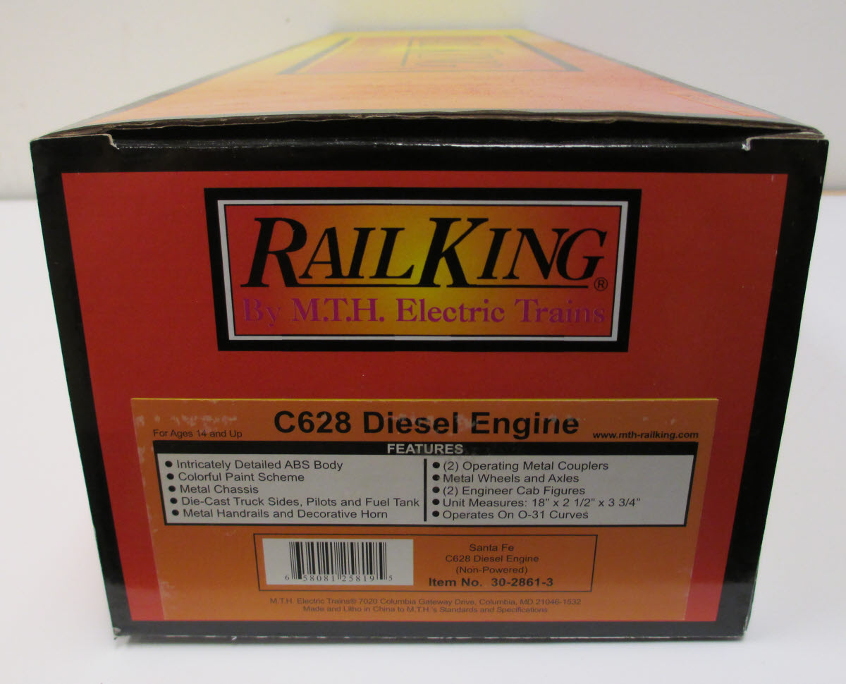 MTH 30-2861-3 Santa Fe C628 Non-Powered Diesel Engine #7906