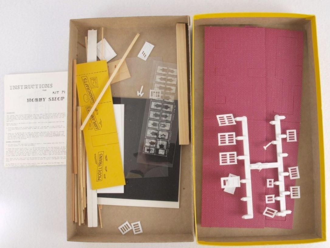 Suydam 71 HO Your Hobby Shop In Brick Mat Board Kit