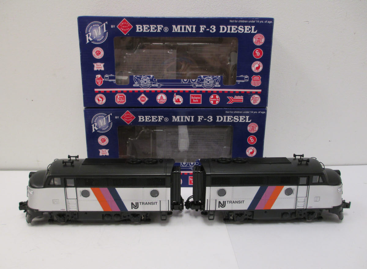 RMT 92675 O New Jersey Transit Mini F-3 AA Locomotive Set #423/424