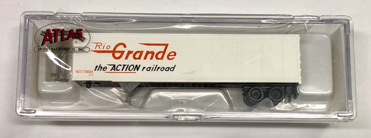 Atlas SRM-3803 N Scale Rio Grande Pines Trailer #730004