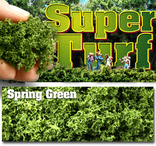 Scenic Express EX861E Spring Green SuperTurf Texture Foliage - 48 oz. Eco-Pack