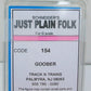 Just Plain Folk 154 G Scale Goober Figure