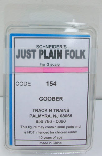 Just Plain Folk 154 G Scale Goober Figure
