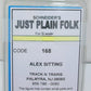 Just Plain Folk 168 G Scale Alex Sitting Figure