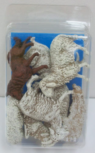 Just Plain Folk 805 Six Large Sheep, Dog & Goat