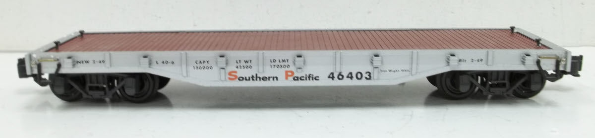 Aristo-Craft 46403 G Scale Southern Pacific Bulkhead Flatcar #46403