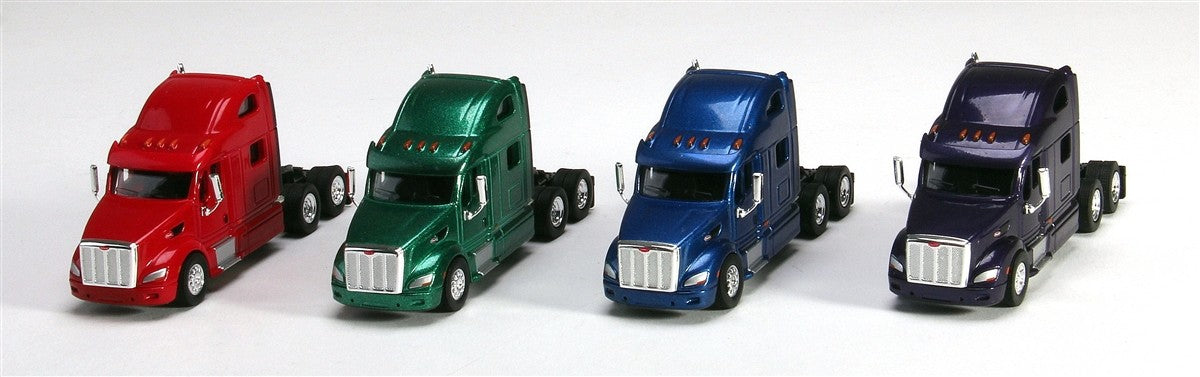 Trucks N' Stuff SP3006 1:87 Peterbilt 587 Assorted Tractor Only (Pack of 4)