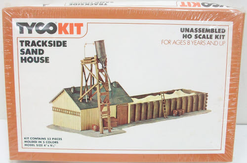 Tyco 7763 HO Scale Trackside Sand House Building Kit