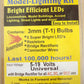 Evan Designs U30 7-19 Volt 3mm Warm White LED's (Pack of 5)