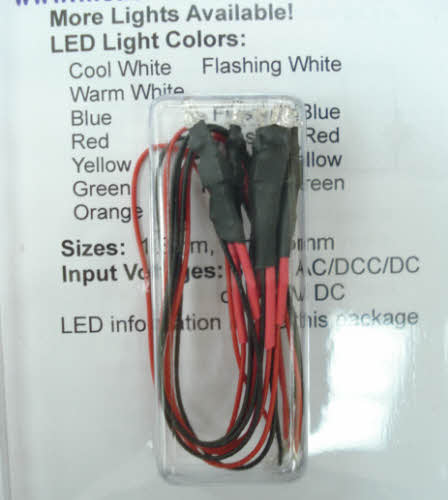 Evan Designs U33F 3mm 19V Red Flashing LED (Pack of 5)