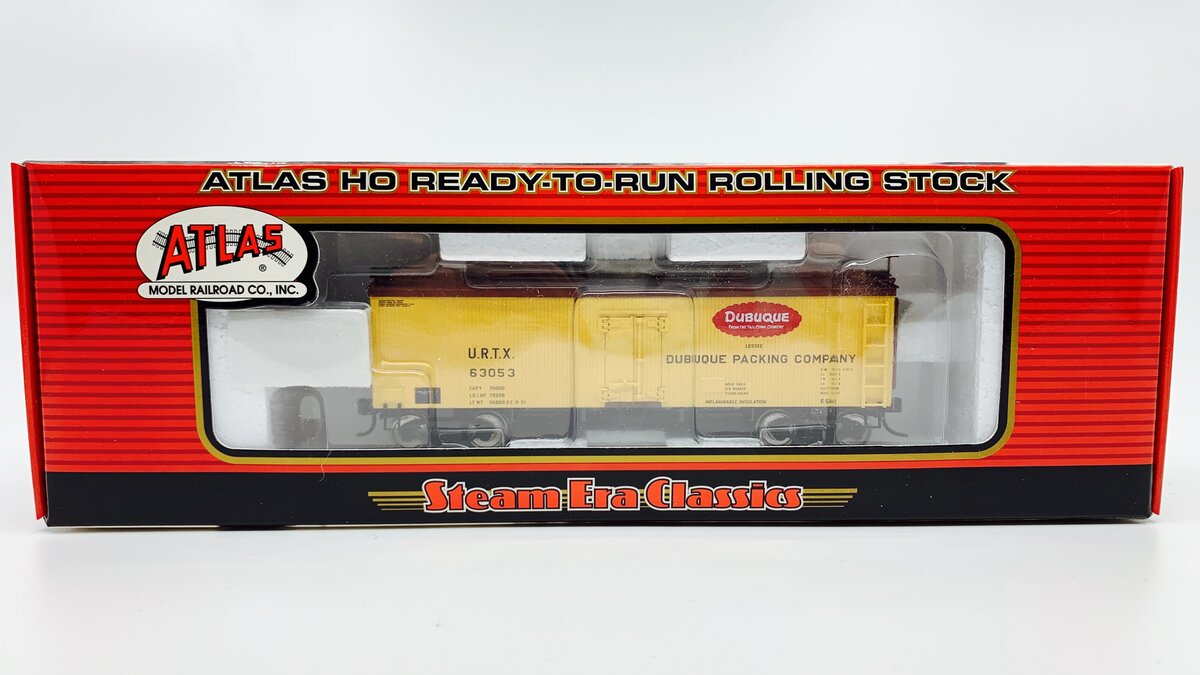 Atlas 6111-1 HO Scale Dubuque Packing 36' Wood Refrigerator Car #63053