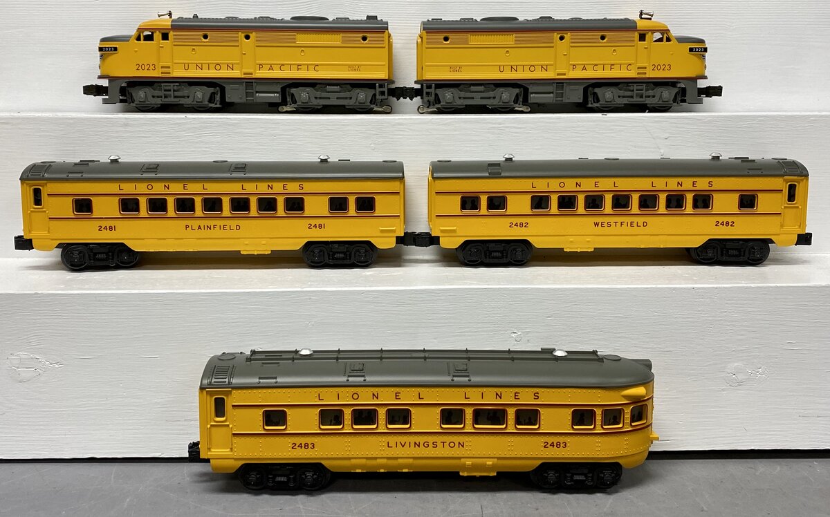 Lionel 6-38354 O Gauge Union Pacific Anniversary Diesel Passenger Set #1464W