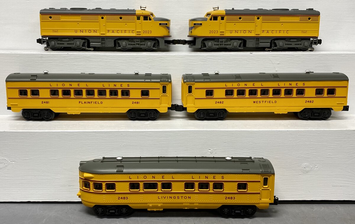 Lionel 6-38354 O Gauge Union Pacific Anniversary Diesel Passenger Set #1464W