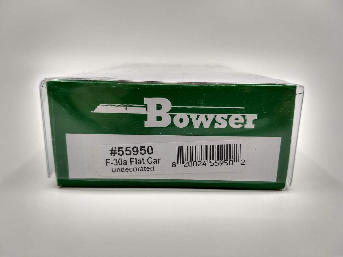 Bowser 55950 HO Pennsylvania Railroad Undecorated Class F-30a 50' Flatcar