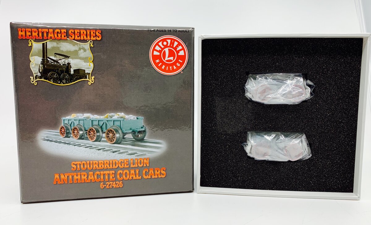 Lionel 6-27426 Stourbridge Lion Anthracite Coal Cars
