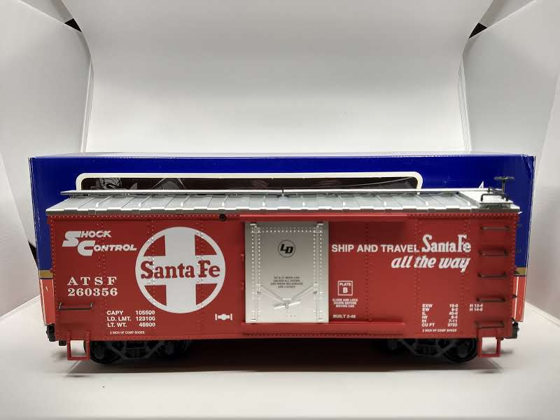 USA Trains 19048A G Atchison, Topeka & Santa Fe Steel Boxcar #260356