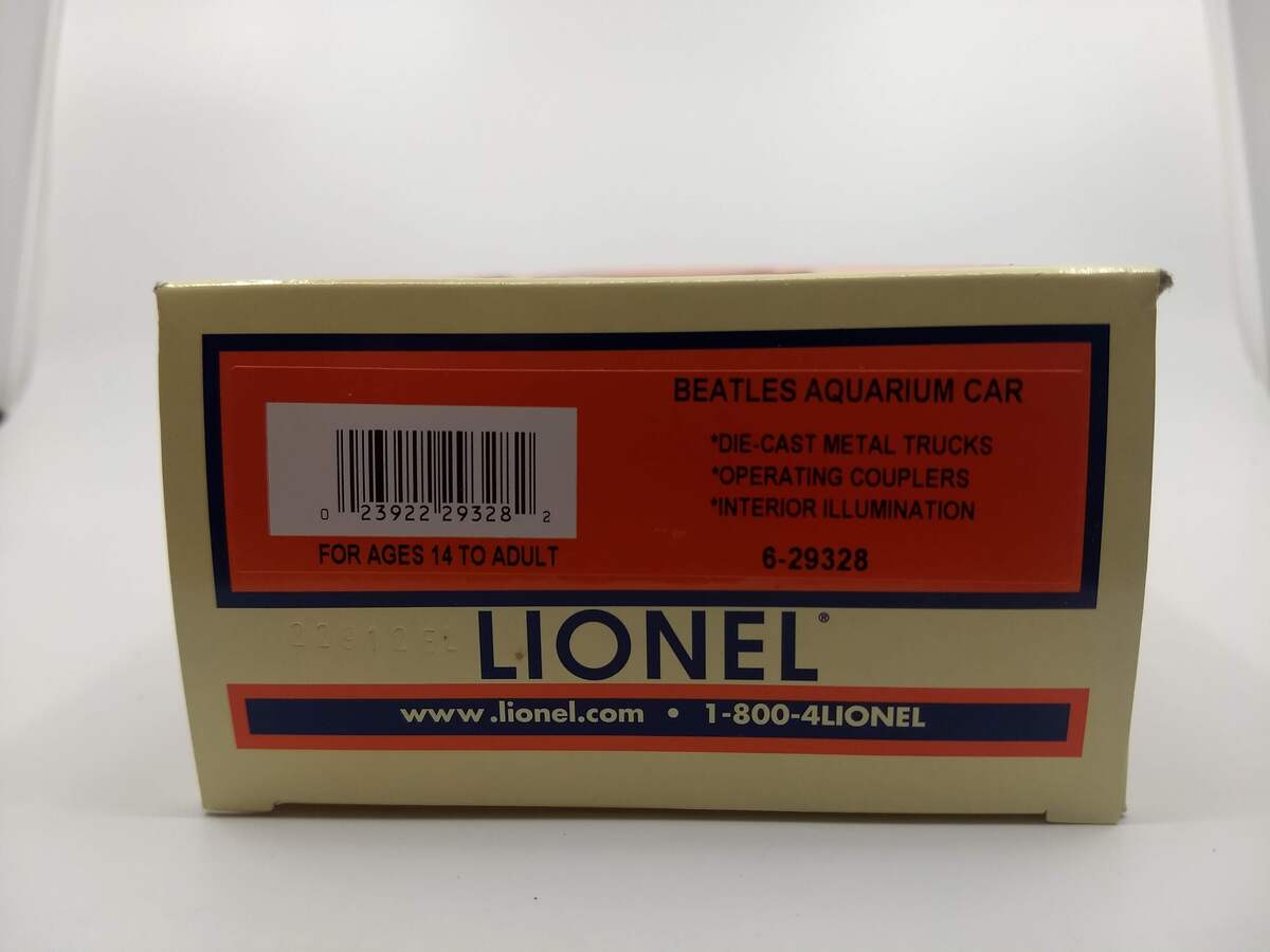 Lionel 6-29328 Beatles Nothing is Real Aquarium Car