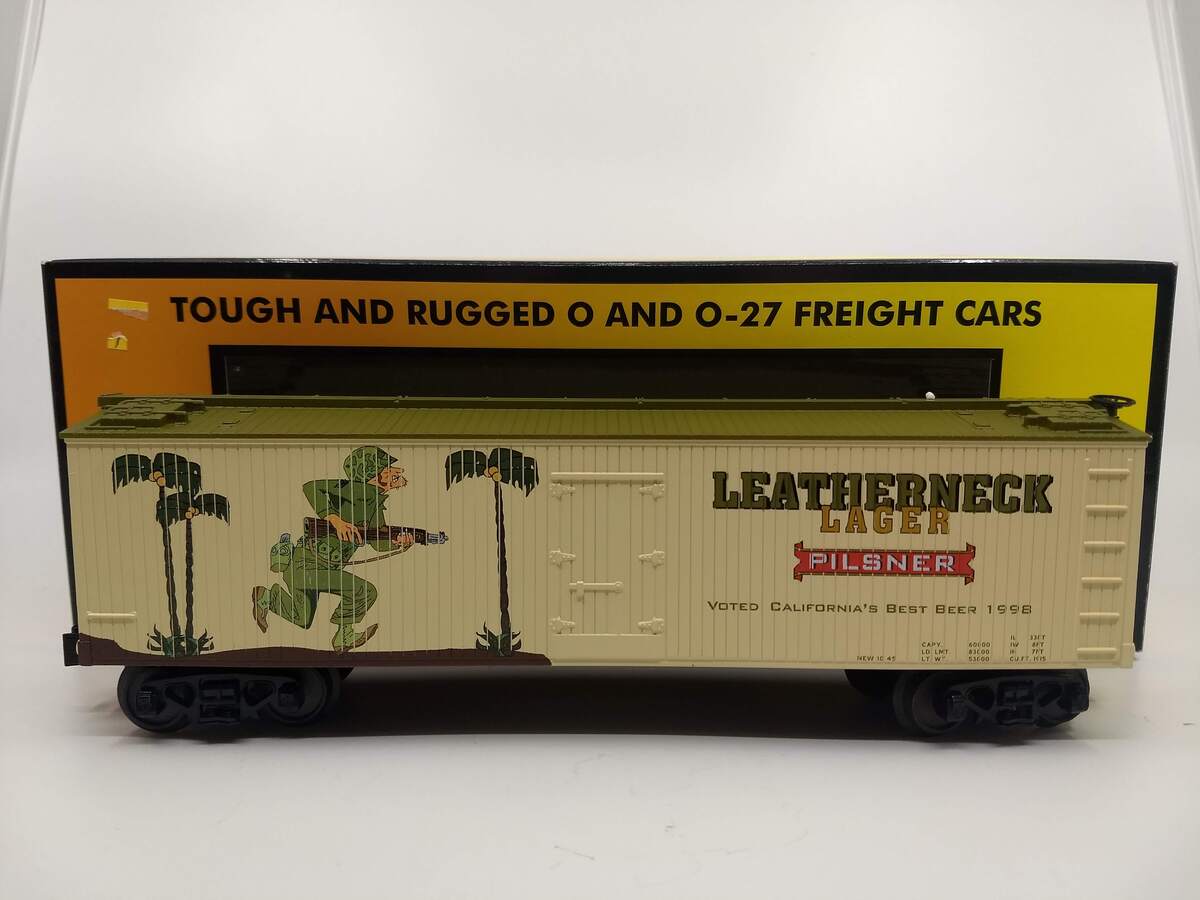 MTH 30-78084 O Gauge Leatherneck Lager Reefer Car