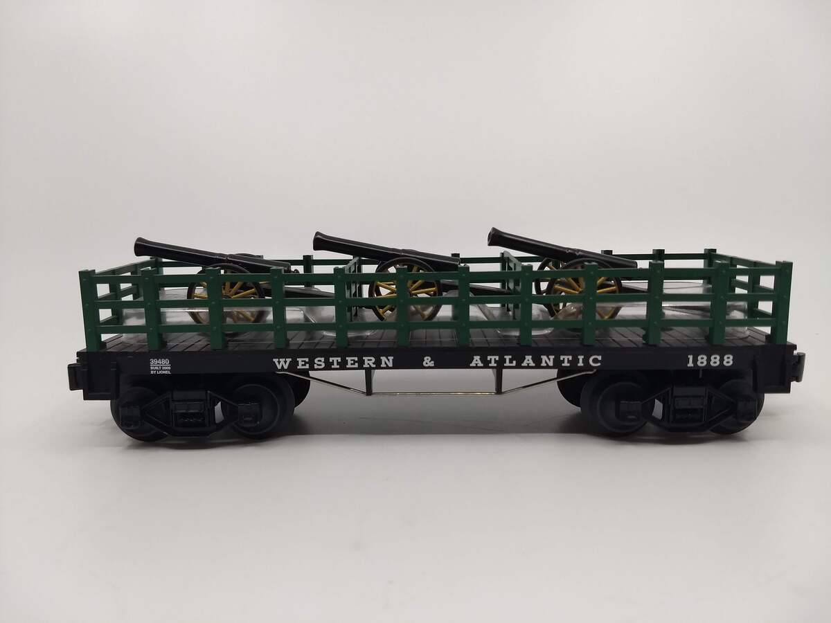 Lionel 6-39480 Western & Atlantic Flatcar with Cannons