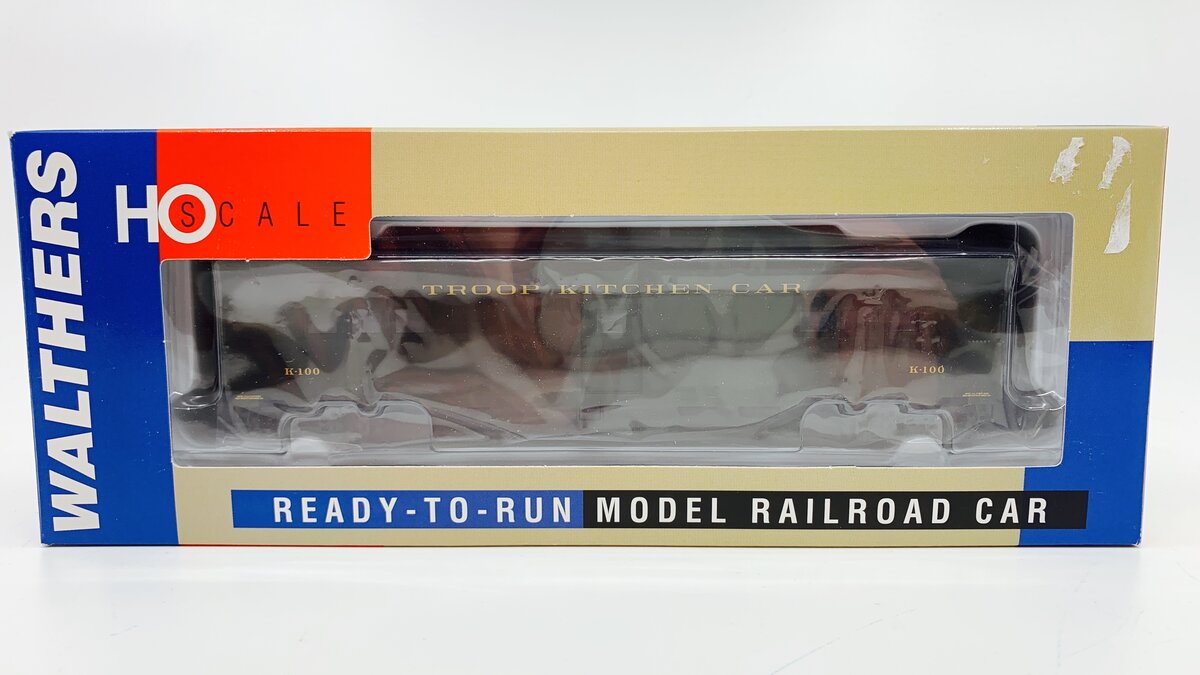 Walthers 932-4181 HO Scale ACF Troop Kitchen Car #K-100
