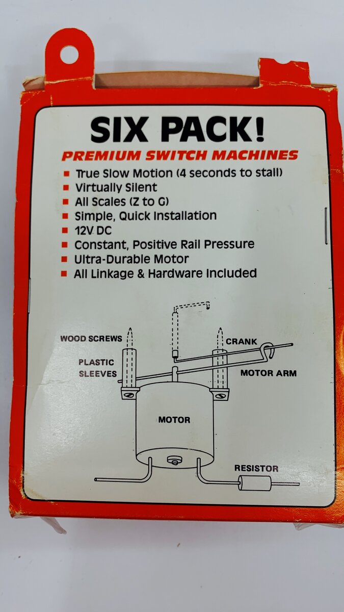 SwitchMaster SM-6 Premium Switch Machine Six Pack