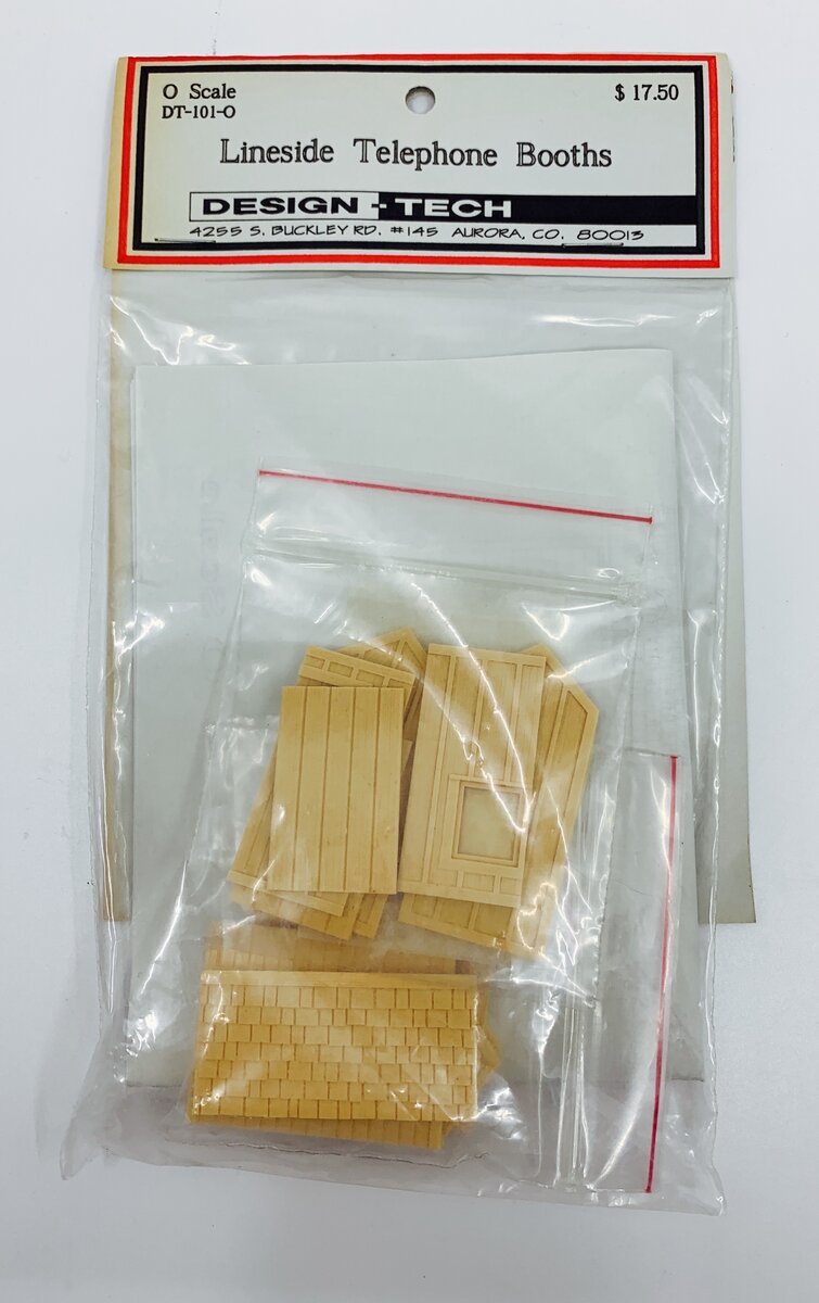 Design-Tech DT-101-O O Scale Lineside Telephone Booths