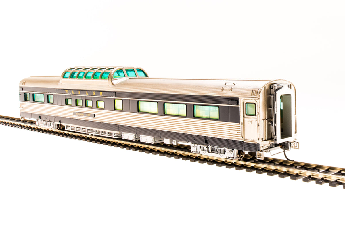 Broadway Limited 1152 HO Wabash Budd Dome-Coach Wabash Bluebird #202