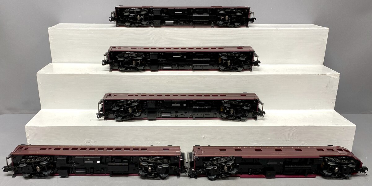 MTH 20-65265 O Norfolk Southern 70' ABS Smooth Passenger Car Set (Set of 5)