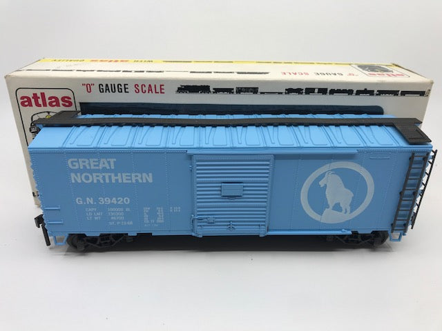Atlas 6201 O Scale Great Northern Boxcar (3 Rail)