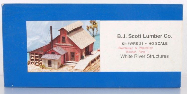 White River Productions 21 HO Scale B.J. Scott Lumber Co Craftsman Kit