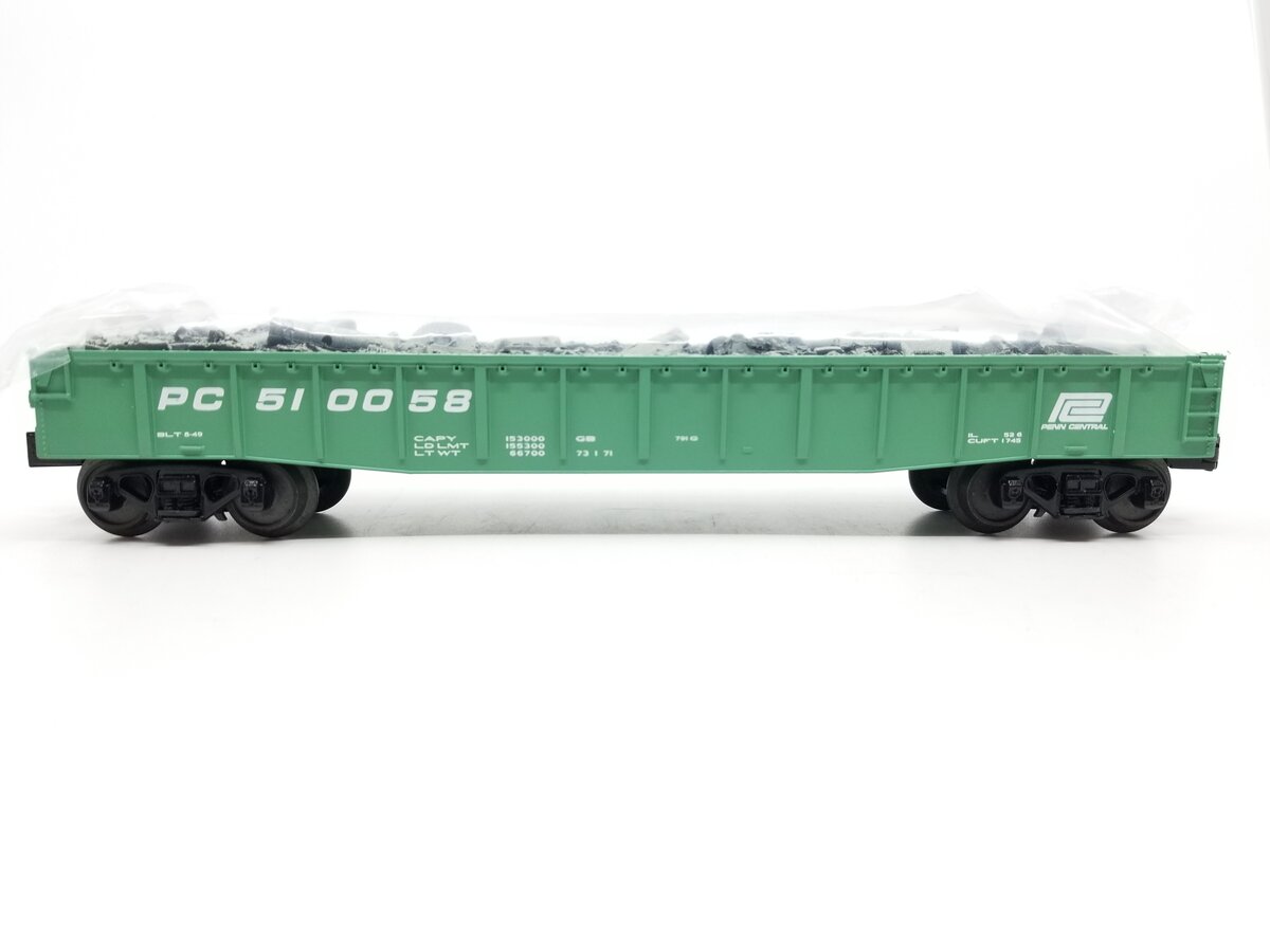 MTH 30-72120 O Gauge Penn Central Gondola #510058 with Junk Load