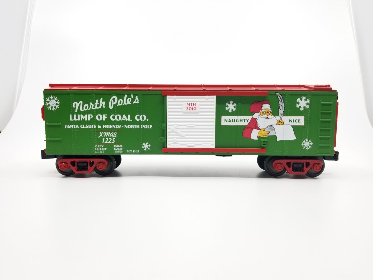 MTH 30-74609 O Gauge D.A.P. 2010 Christmas Boxcar #1225