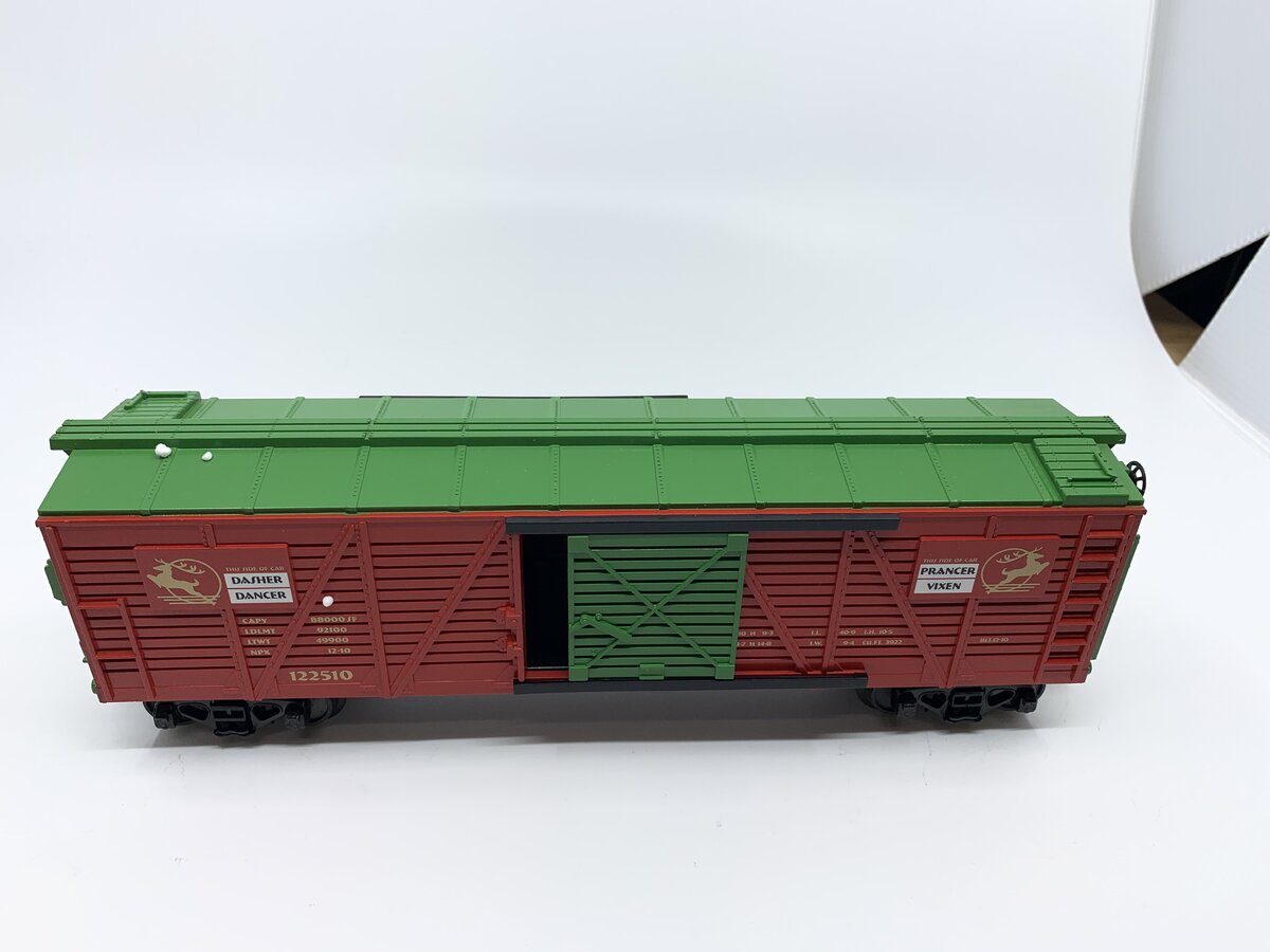 MTH 30-7184 O Gauge Christmas Stock Car