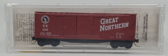 Micro-Trains 04300040 N Great Northern 40' Double Sheathed Wood Boxcar #3345