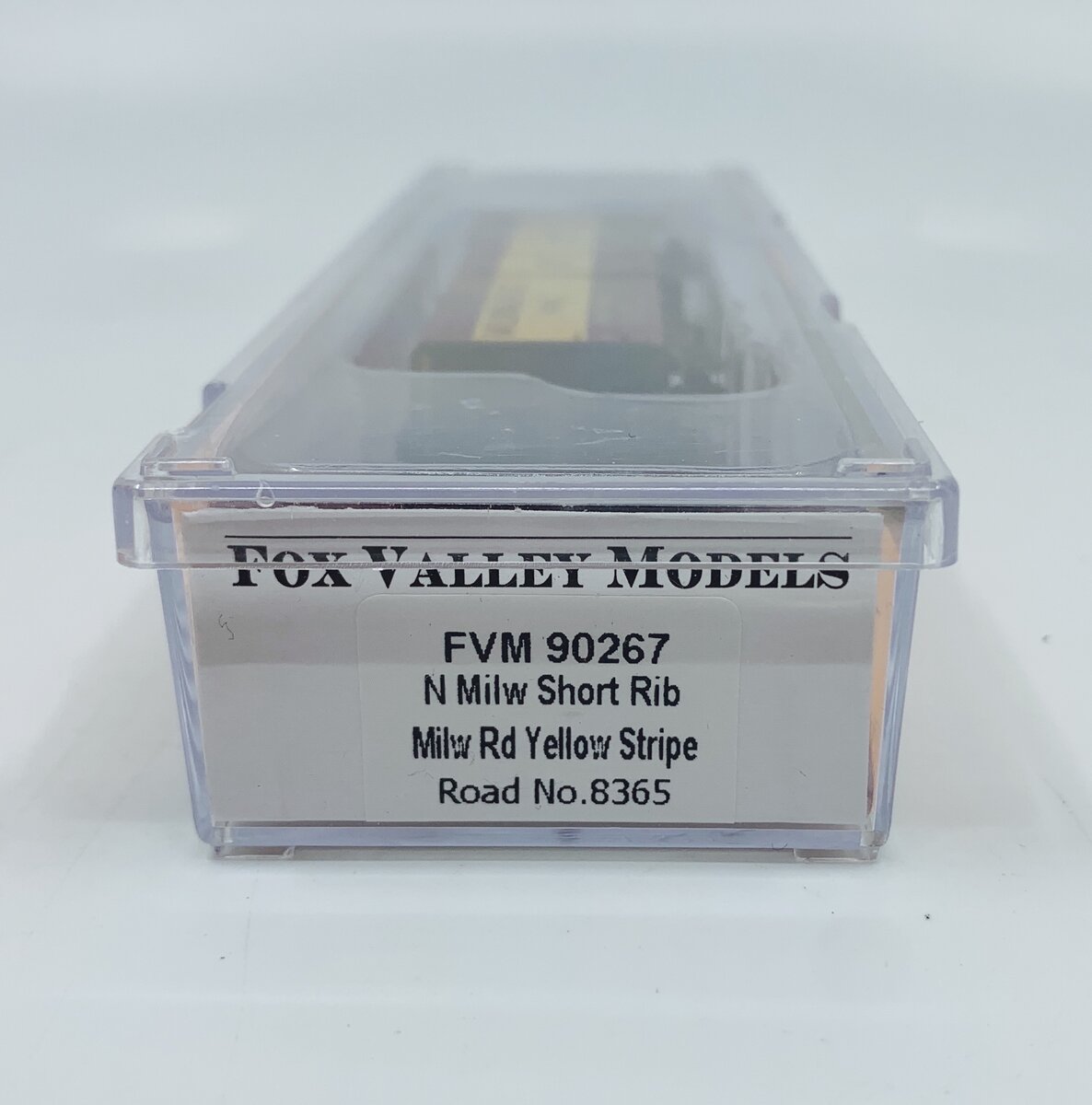 Fox Valley Models 90267 N Scale Milwaukee Road 40' Short Rib Boxcar #8365